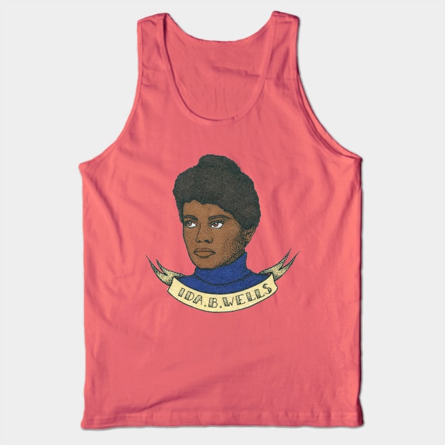 Ida Bell Wells-Barnett Tank Top by Joyia M